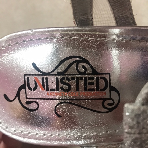 Silver sparkly heels - Picture 5 of 5